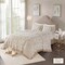 Gracie Mills Tufted Cotton Chenille Medallion Fringe Coverlet Mini Set